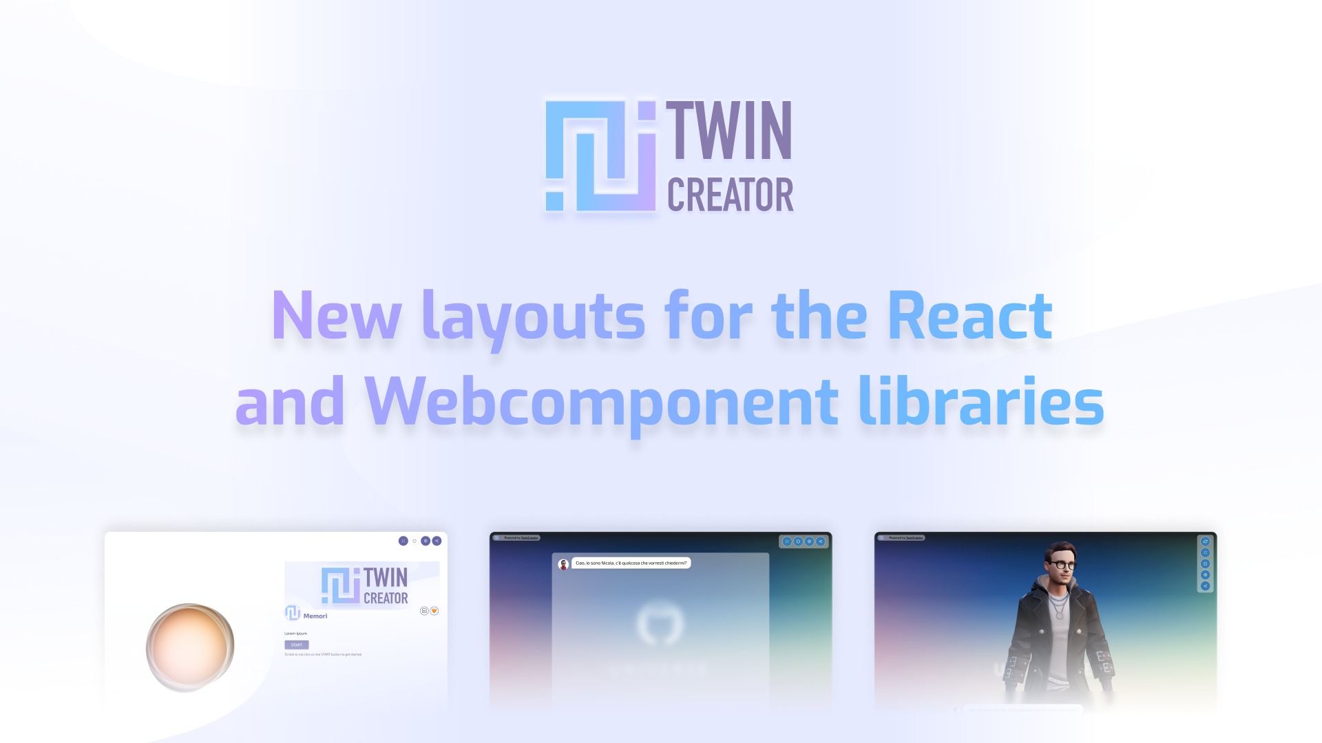New layouts for the React and WebComponent libraries
