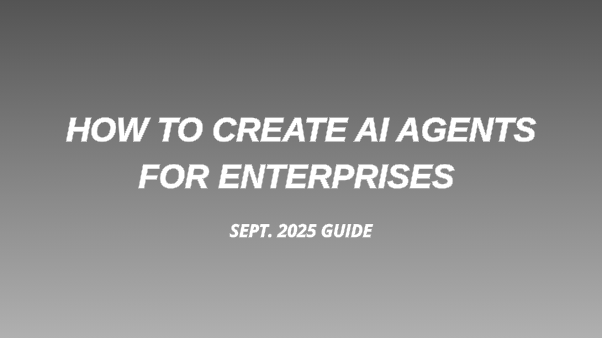 𝗣𝗹𝗮𝘁𝗳𝗼𝗿𝗺 𝗳𝗼𝗿 𝗔𝗜 𝗔𝗴𝗲𝗻𝘁𝘀 𝗳𝗼𝗿 𝗘𝗻𝘁𝗲𝗿𝗽𝗿𝗶𝘀𝗲𝘀 (𝗚𝘂𝗶𝗱𝗲 𝟮𝟬𝟮𝟱): 𝗖𝗼𝗻𝘃𝗲𝗿𝘀𝗮𝘁𝗶𝗼𝗻𝗮𝗹 𝗔𝗜, 𝗺𝘂𝗹𝘁𝗶-𝗟𝗟𝗠, 𝗼𝗻-𝗽𝗿𝗲𝗺𝗶𝘀𝗲/𝗽𝗿𝗶𝘃𝗮𝘁𝗲 𝗰𝗹𝗼𝘂𝗱 𝗮𝗻𝗱 𝘁𝗵𝗲 𝗔𝗜 𝗔𝗰𝘁