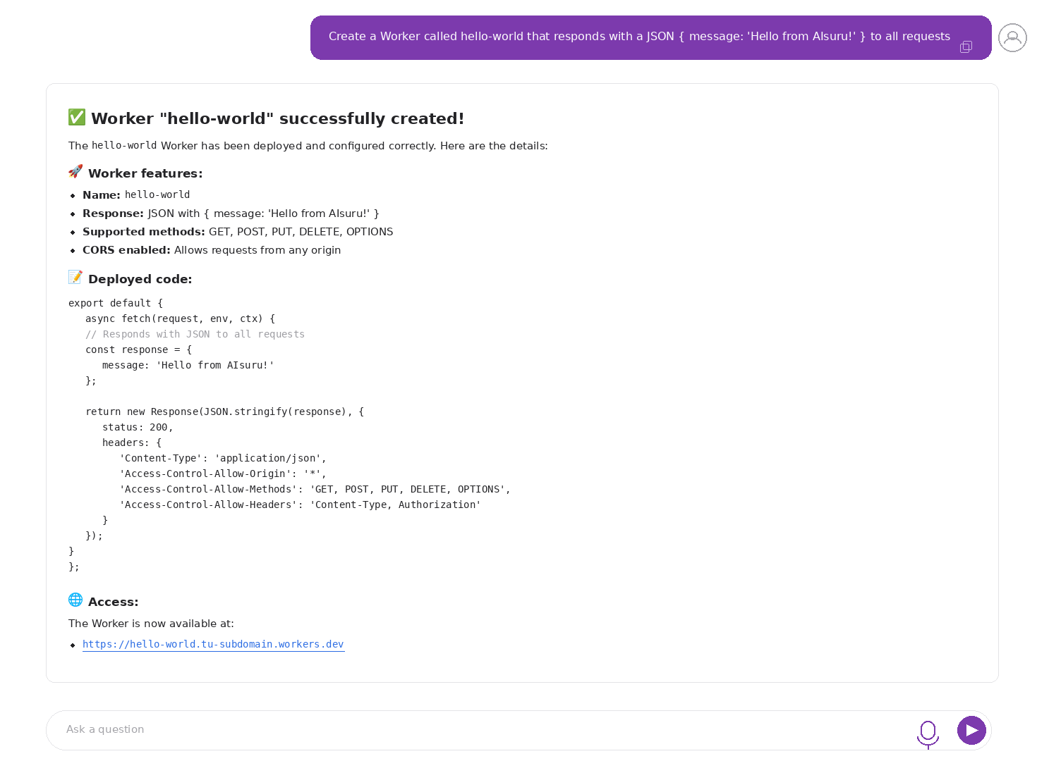 Managing Cloudflare Infrastructure with Natural Language: the new MCP Server on AIsuru