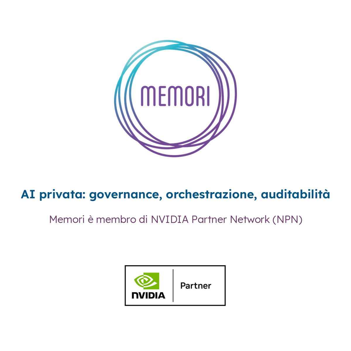Memori è nel NVIDIA Partner Network: cosa costruiamo, davvero, con i microservizi NIM