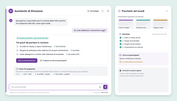 Agents that work, improve, and answer to someone